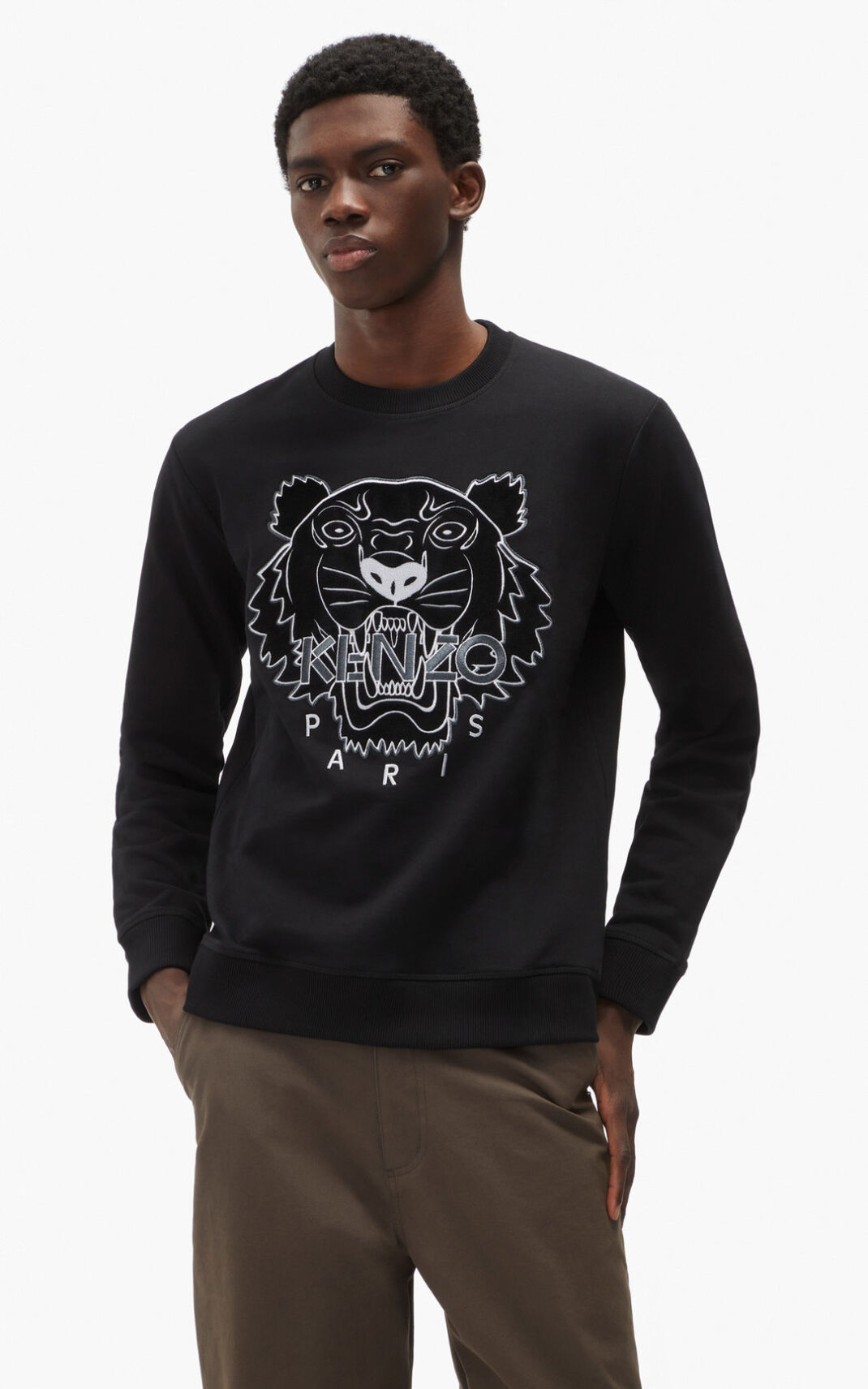 Sudadera Kenzo The Invierno Capsule Tiger Hombre Negras - SKU.8878424